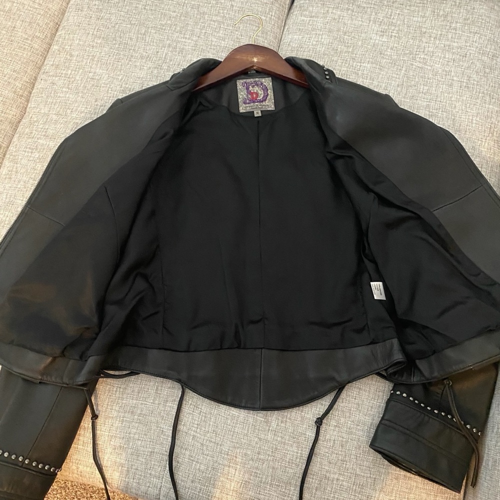 Double D Ranch Motorcycle Style Jacket - Picture 3 of 3